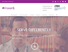Tablet Screenshot of engagerx.org